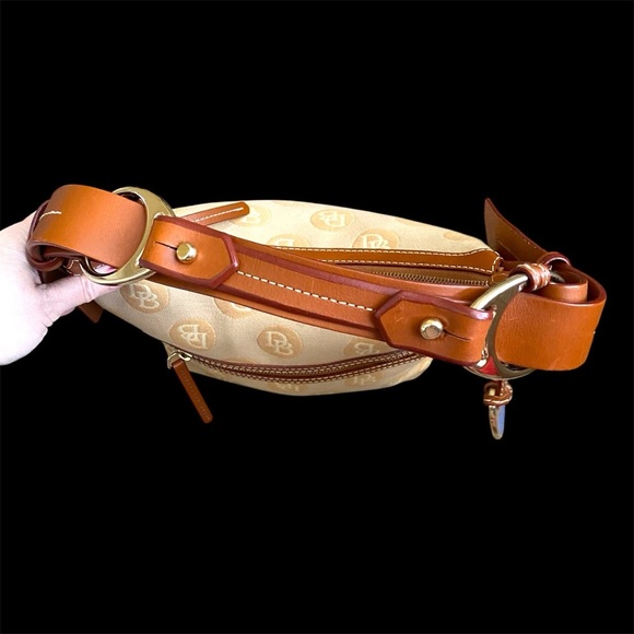 Dooney and Bourke Signature Jacquard Hobo Bag - Picture 10 of 13